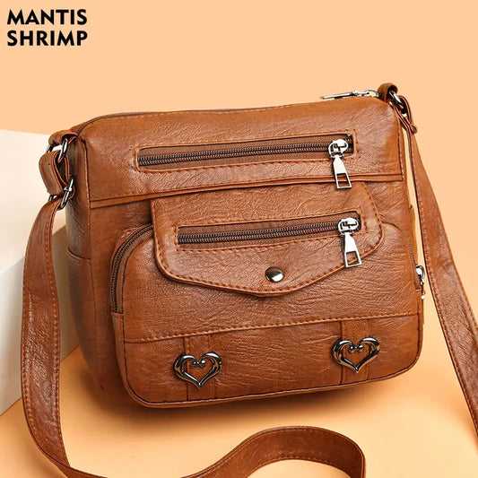 PU Weiches Leder Schulter Tasche