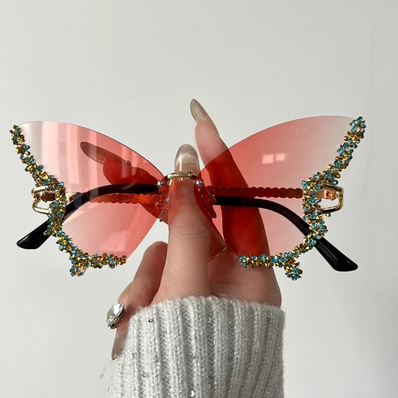Sonnenbrille mit Leopardenmuster