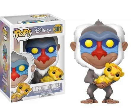 Funko POP Disney The Lion King Rafiki Simba #301 Luau Timon#500 MUFASA 495# SIMBA 496#