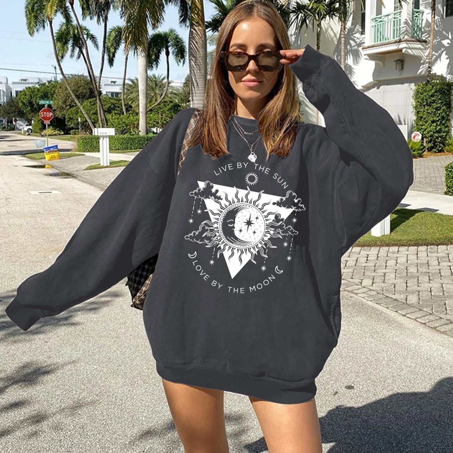 LIVE BY THE SUN LIVE BY THE MOON Hoodie