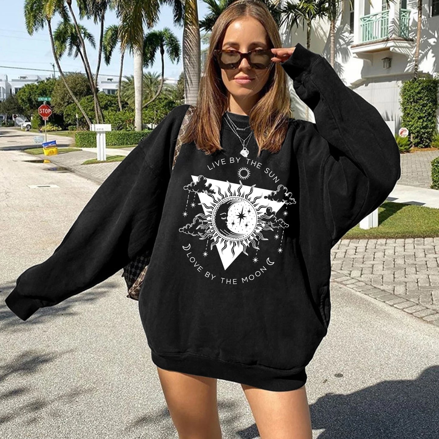 LIVE BY THE SUN LIVE BY THE MOON Hoodie