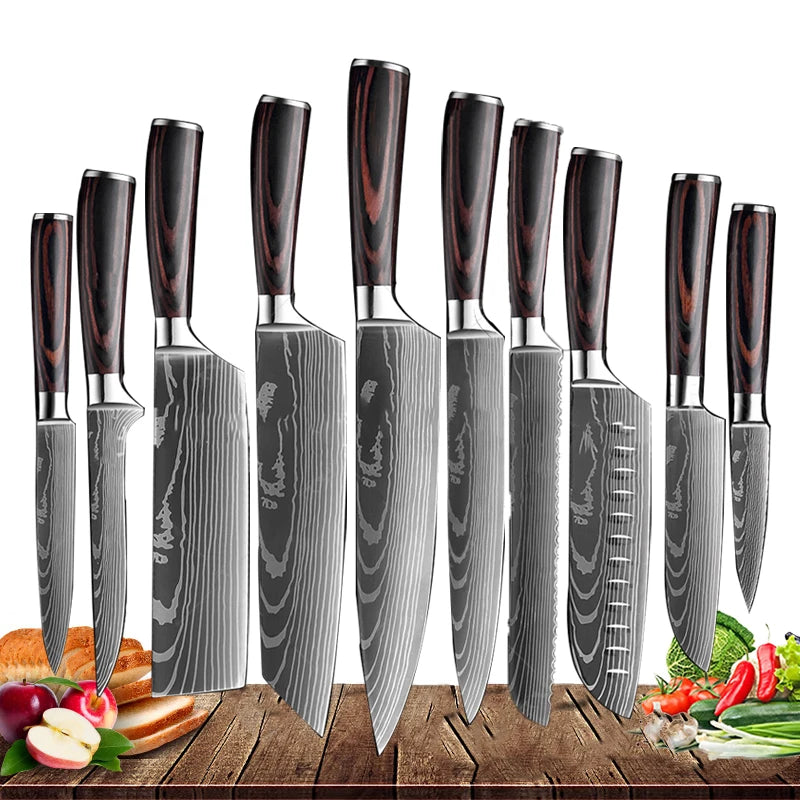 Japanisches Küchenmesser-Set