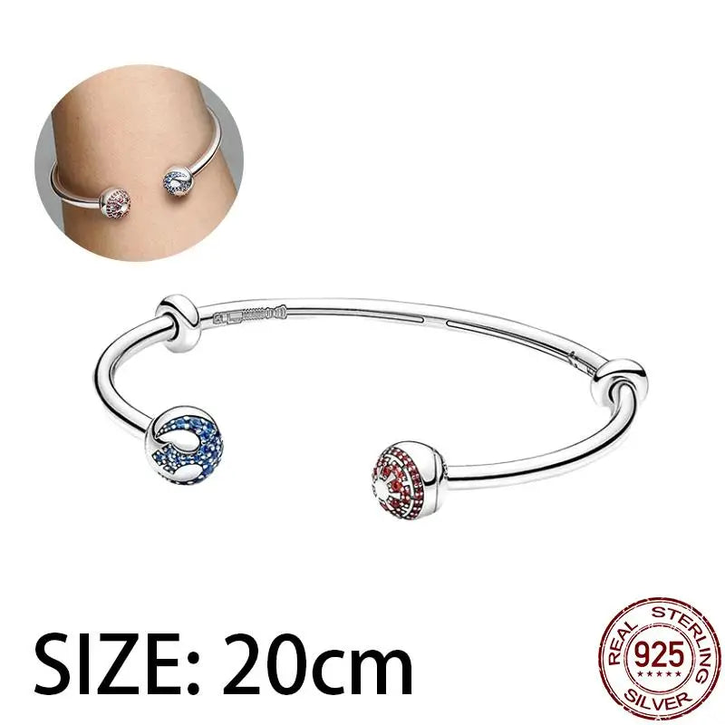 Anhänger aus 925er-Silber „Plata de Ley“ von Disney mit dem „Mandalorianer-Helm“ aus Star Wars