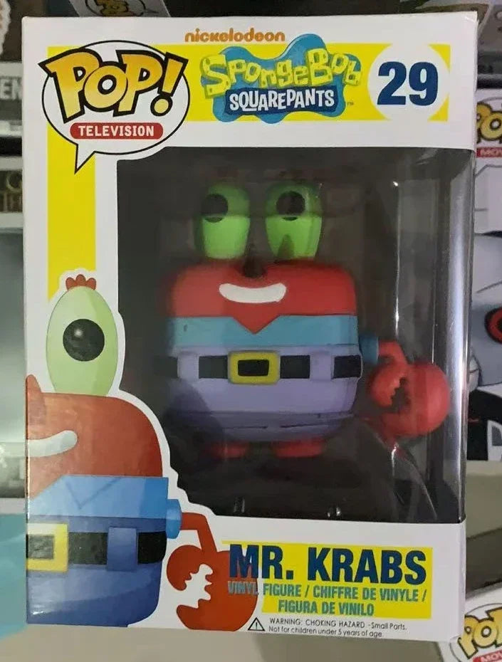 FUNKO POP SQUIDWARD #27 PATRICK #26 Mr. Krabs #29 #453