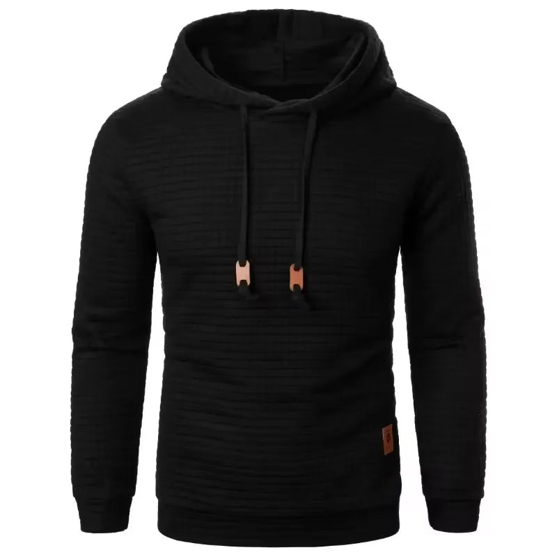 Einfarbiger, lässiger Kapuzenpullover
