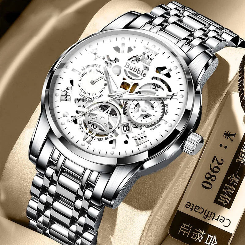 High-End-Leicht-Luxus-Quarz-Armbanduhr