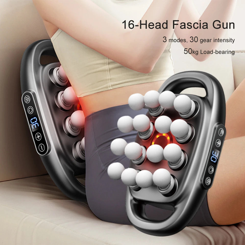 16-kopf Fascia Massage Pistole Gun