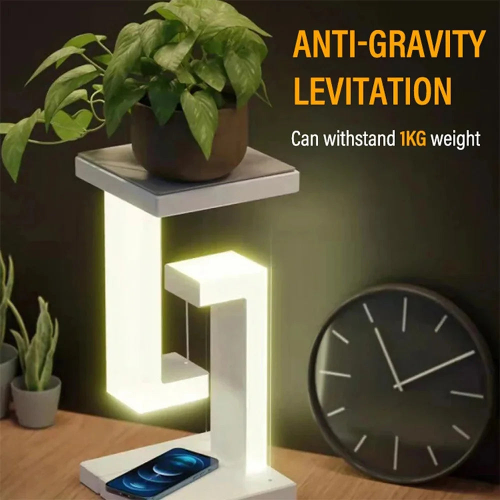 Lampe mit abnehmbarem 10-W-Wireless-Ladegerät