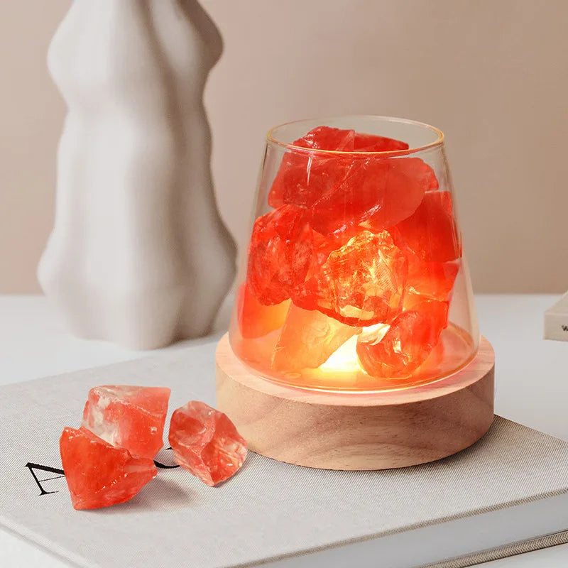 Himalaya-Salz-Tischlampe