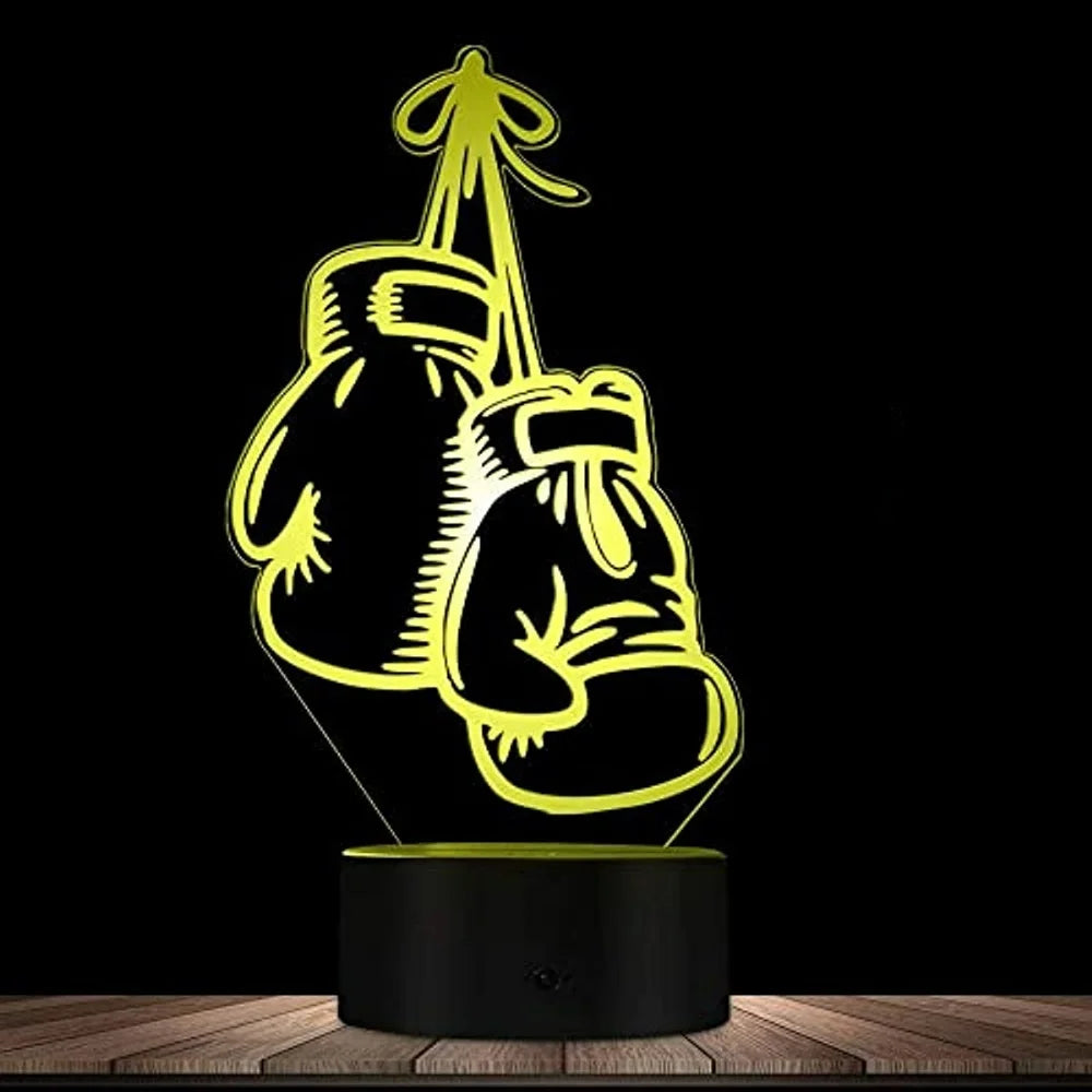 3D-Boxhandschuh-LED-Nachtlicht