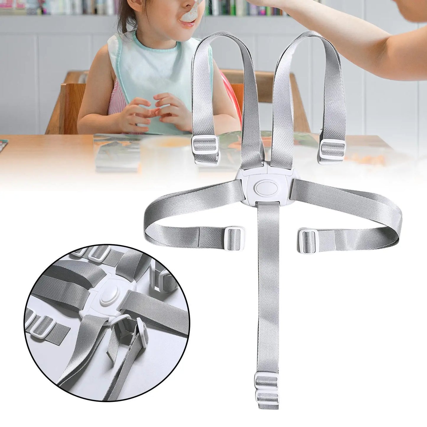 Universal-Baby-Sicherheitsgurt 5-Punkt-Gurt