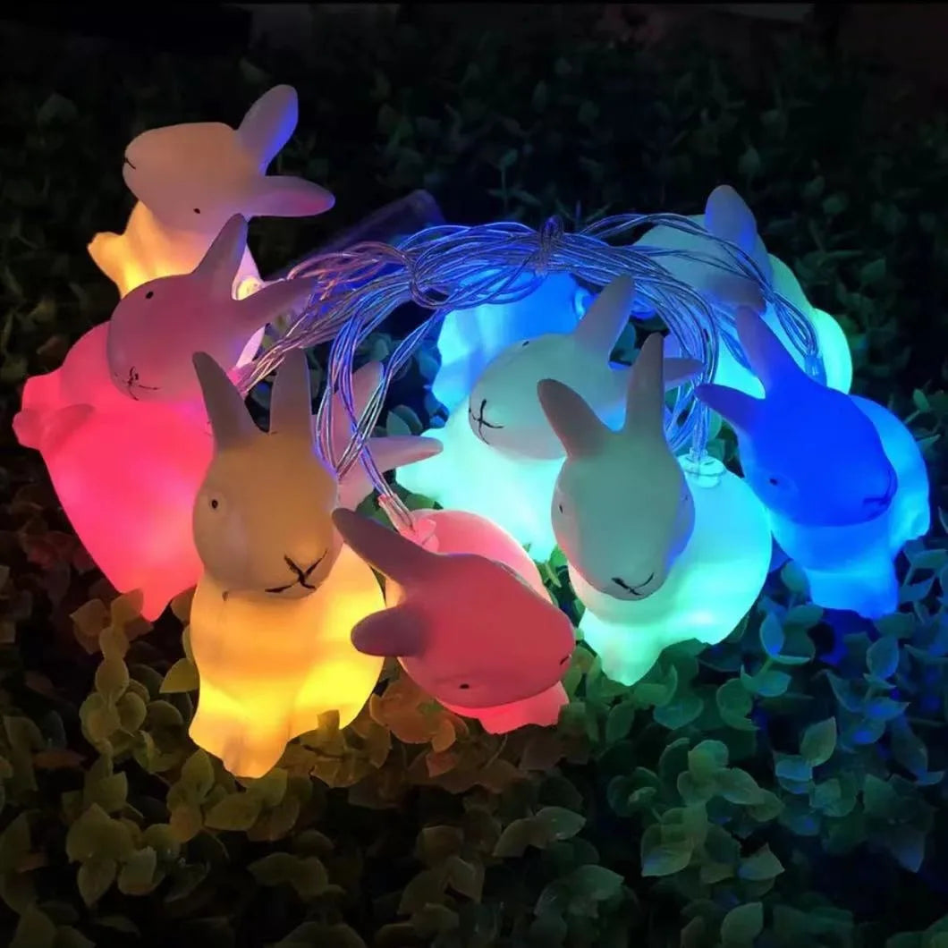 Osterhasen-Lichterkette