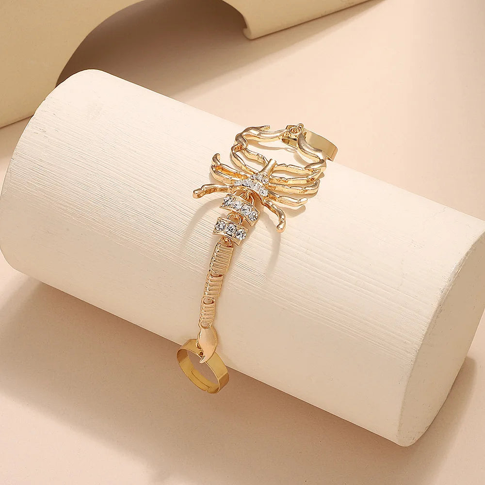 Punk Luxus Skorpion Ring