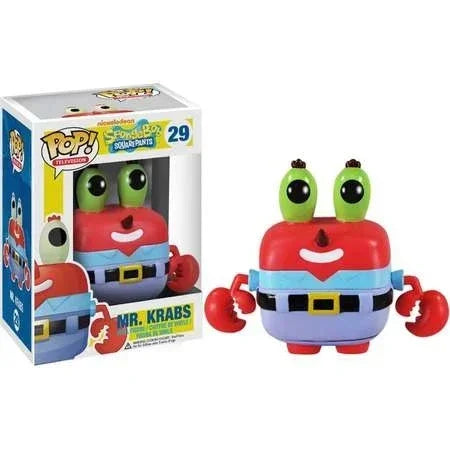 FUNKO POP SQUIDWARD #27 PATRICK #26 Mr. Krabs #29 #453