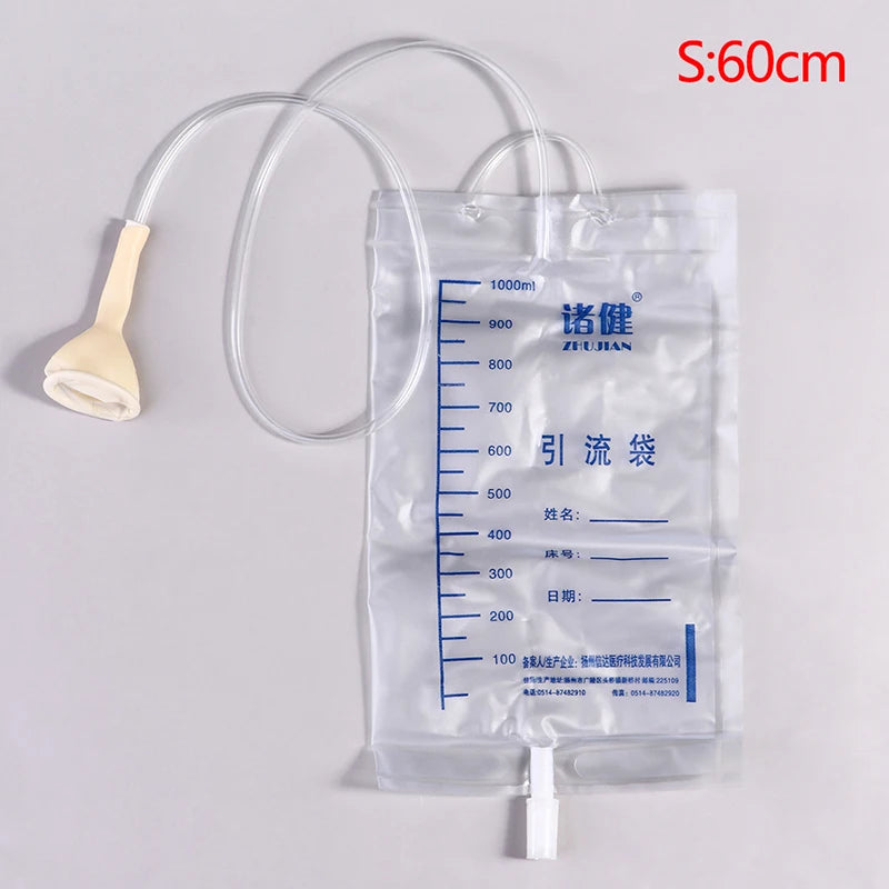 5 Medizinischer Latex-Hülsen-Urinbeutel