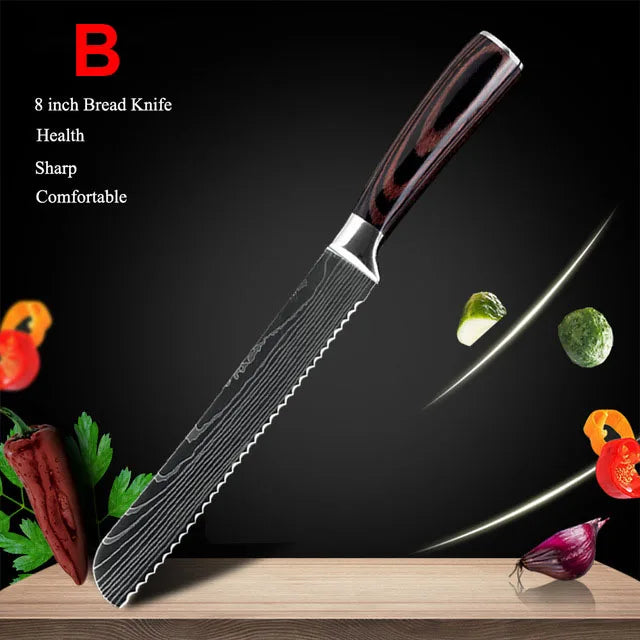 Japanisches Küchenmesser-Set