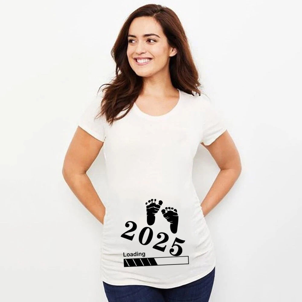 Mutterschaft Kurzarm T-Shirts