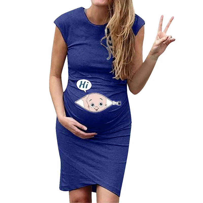 Umstandskleid, lockeres Freizeitkleid