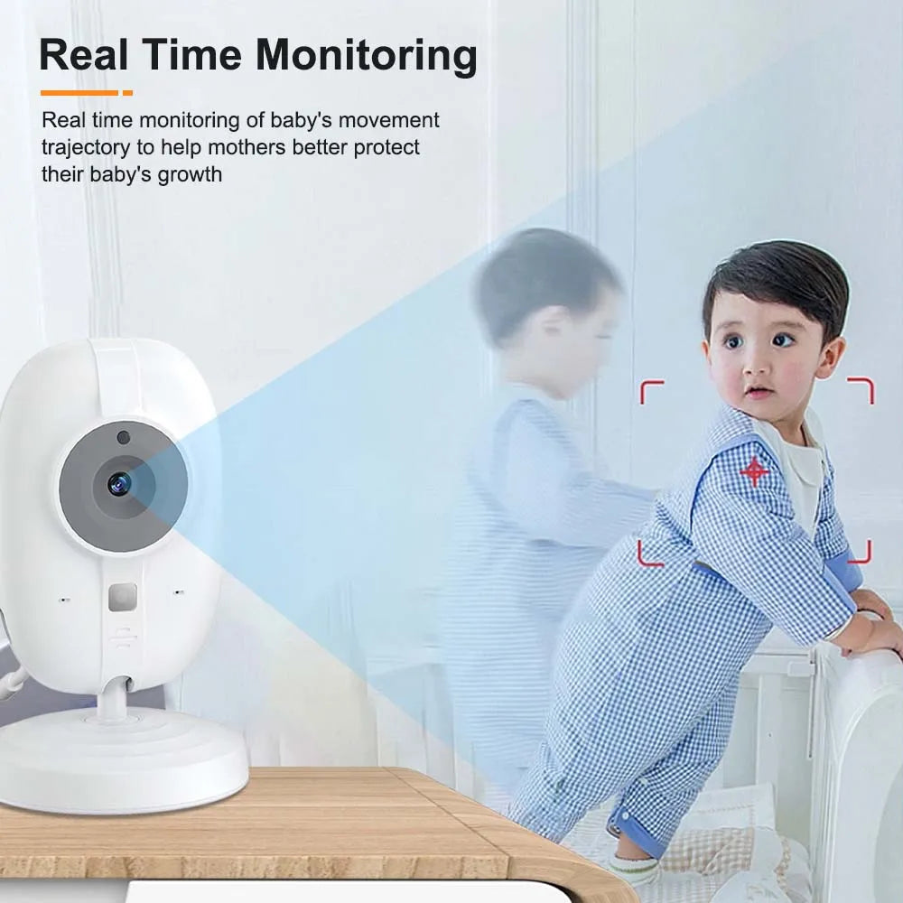 3.5'' Video Baby Monitor Nachtsicht-Videoüberwachungskameras mit Temperaturanzeige