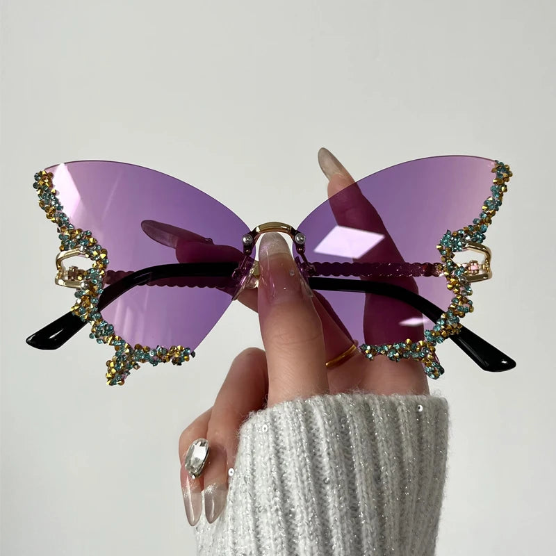 Sonnenbrille mit Leopardenmuster