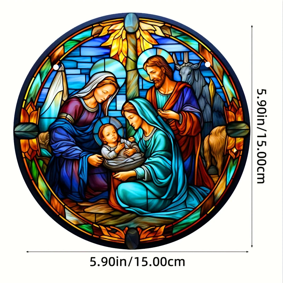 1 Stück Jesus-Sonnenfänger zum Aufhängen im Fenster