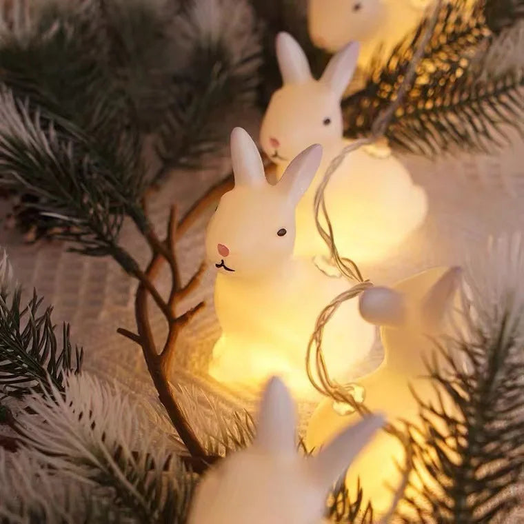 Osterhasen-Lichterkette