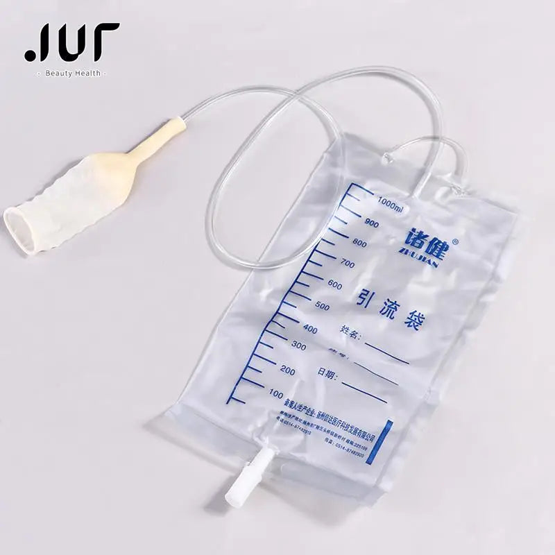 5 Medizinischer Latex-Hülsen-Urinbeutel