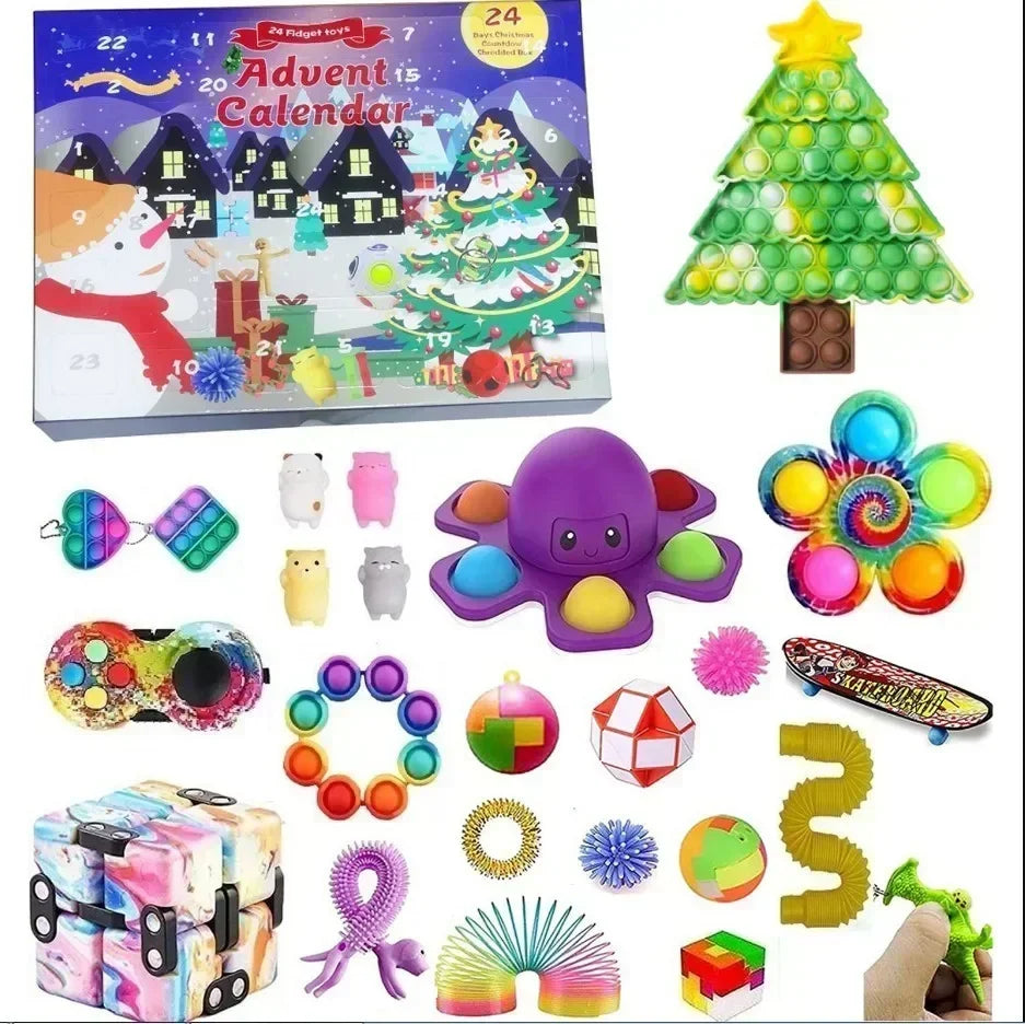 Advents Kalender mit Geschenken für Kinder