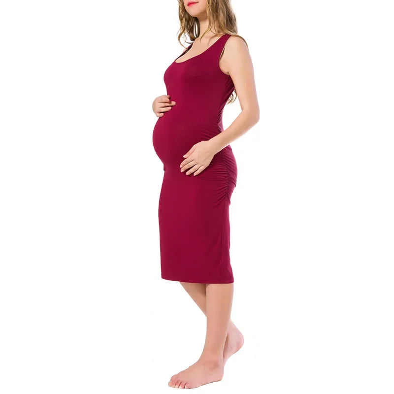 Frauen Kurzarm Umstandskleider