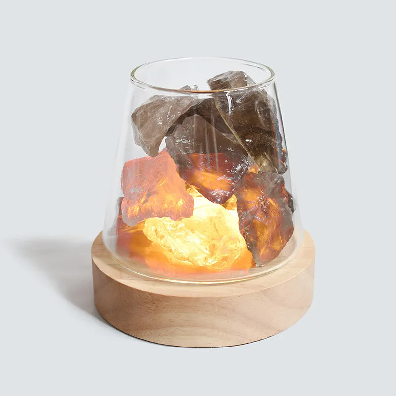 Himalaya-Salz-Tischlampe