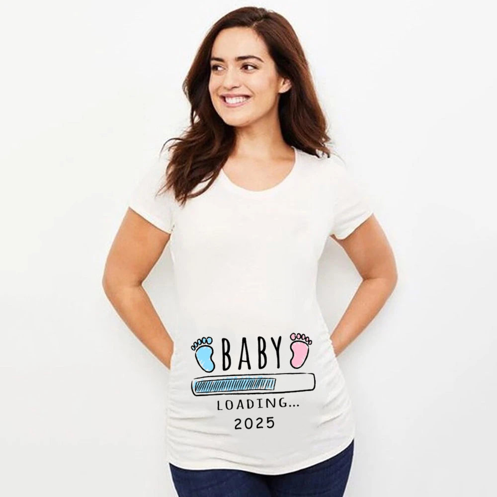 Mutterschaft Kurzarm T-Shirts