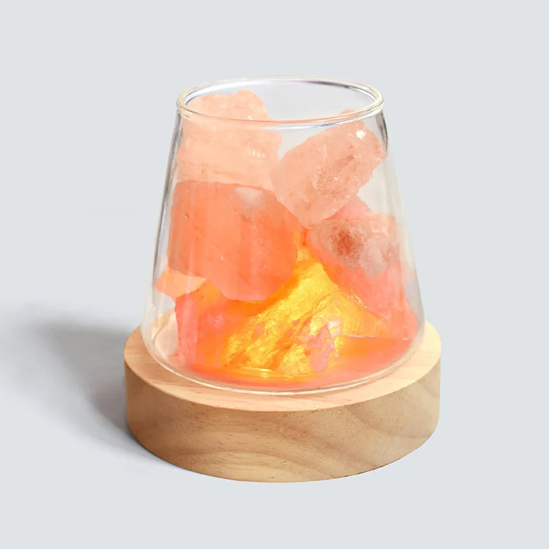 Himalaya-Salz-Tischlampe