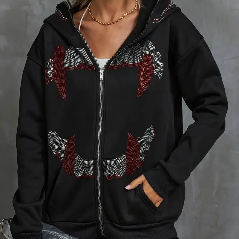 Y2k Gothic Grunge Hoodie