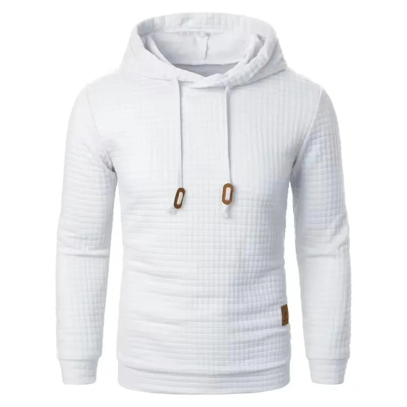 Einfarbiger, lässiger Kapuzenpullover