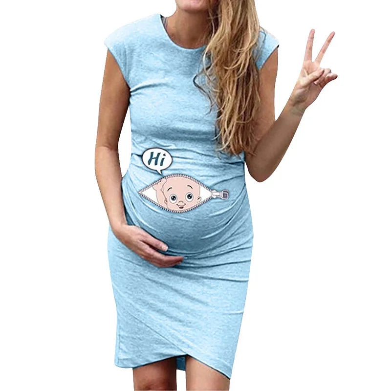 Umstandskleid, lockeres Freizeitkleid
