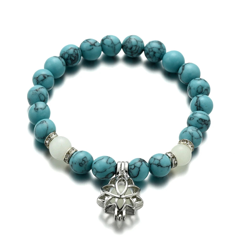 Im Dunkeln leuchtendes Bettelarmband