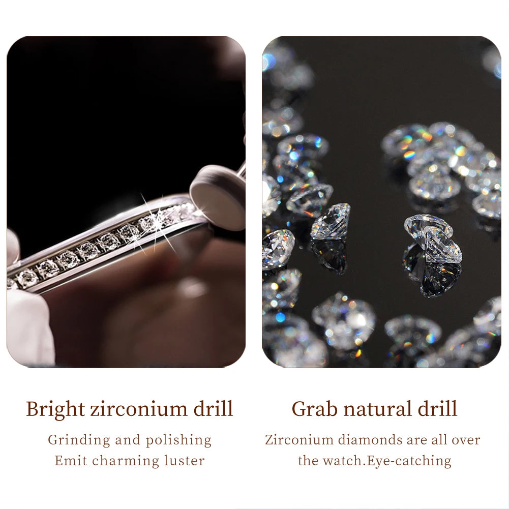Quarz-Armbanduhr für Frauen