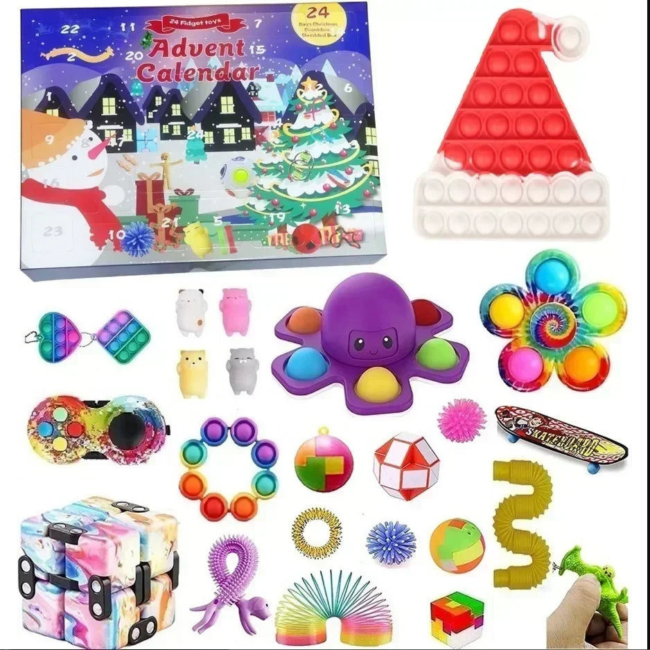 Advents Kalender mit Geschenken für Kinder