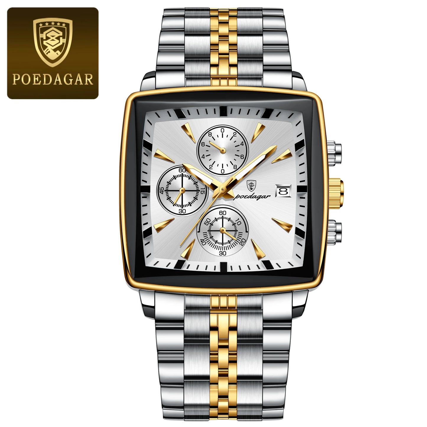 Herrenuhr Leuchtend Wasserdicht Chronograph