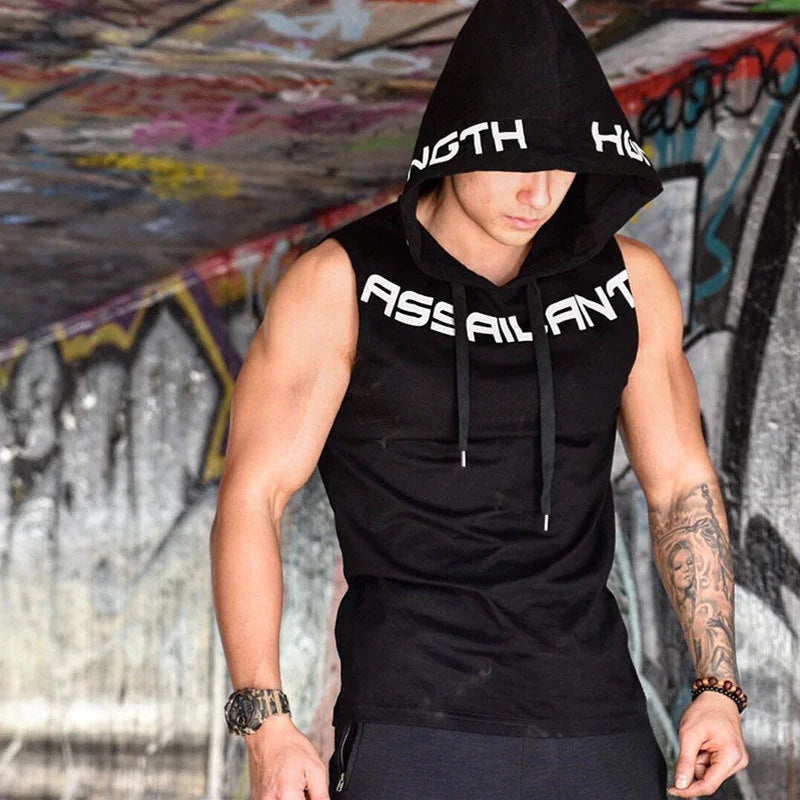 Herren Baumwoll-Kapuzenpullover