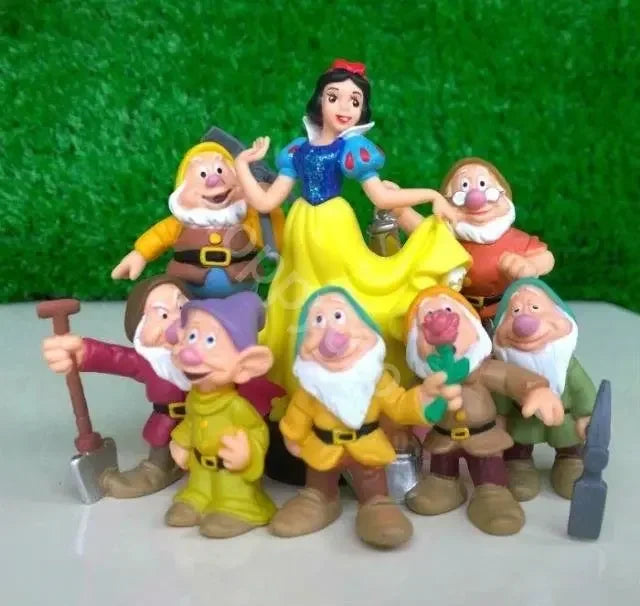 8 Teile/satz Disney Figur Spielzeug Film Schneewittchen Und Die Sieben Zwerge