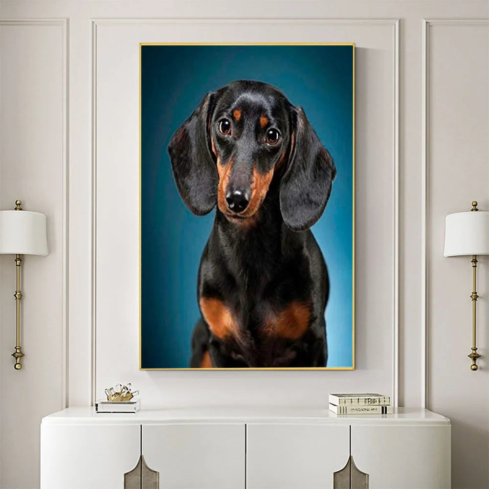 DIY Malen nach Zahlen Dachshund