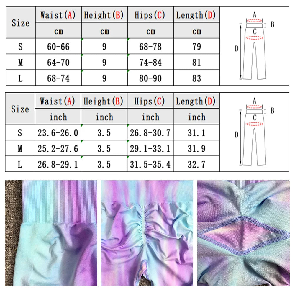 Nahtlose Push-Up-Sport-Leggings