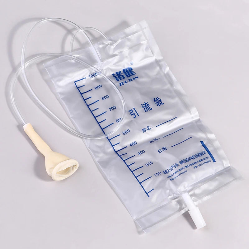 5 Medizinischer Latex-Hülsen-Urinbeutel