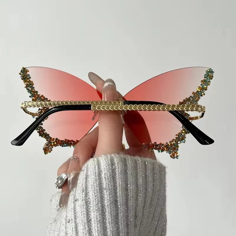 Sonnenbrille mit Leopardenmuster