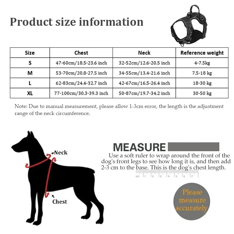 Verstellbares Hundegeschirr aus Nylon