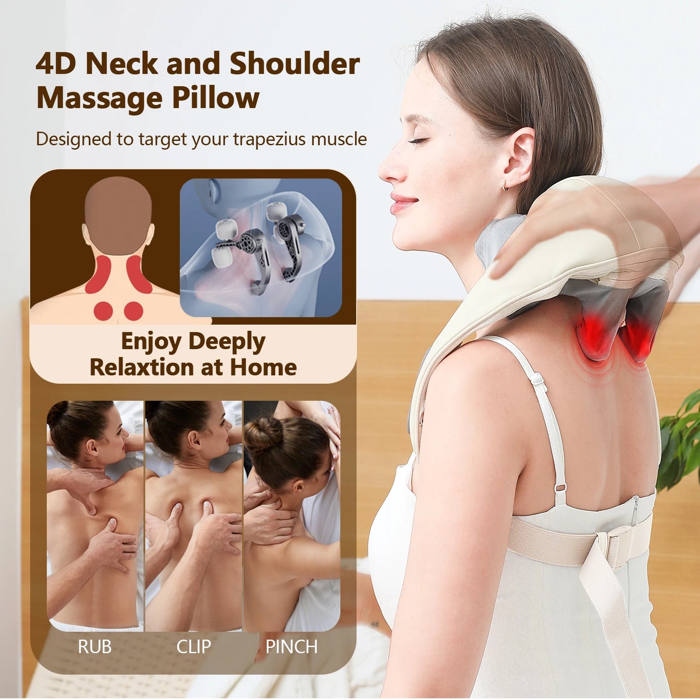 Nacken- und Schultermassagegerät