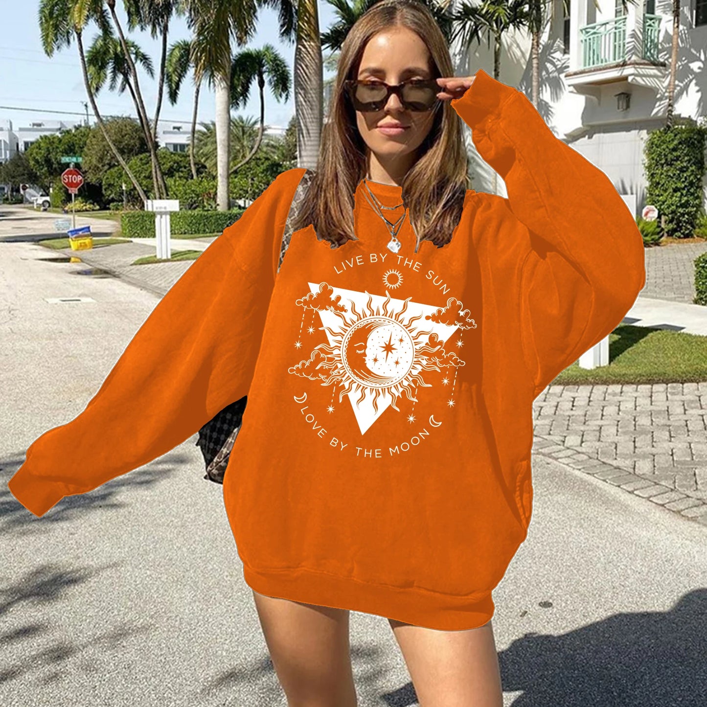 LIVE BY THE SUN LIVE BY THE MOON Hoodie