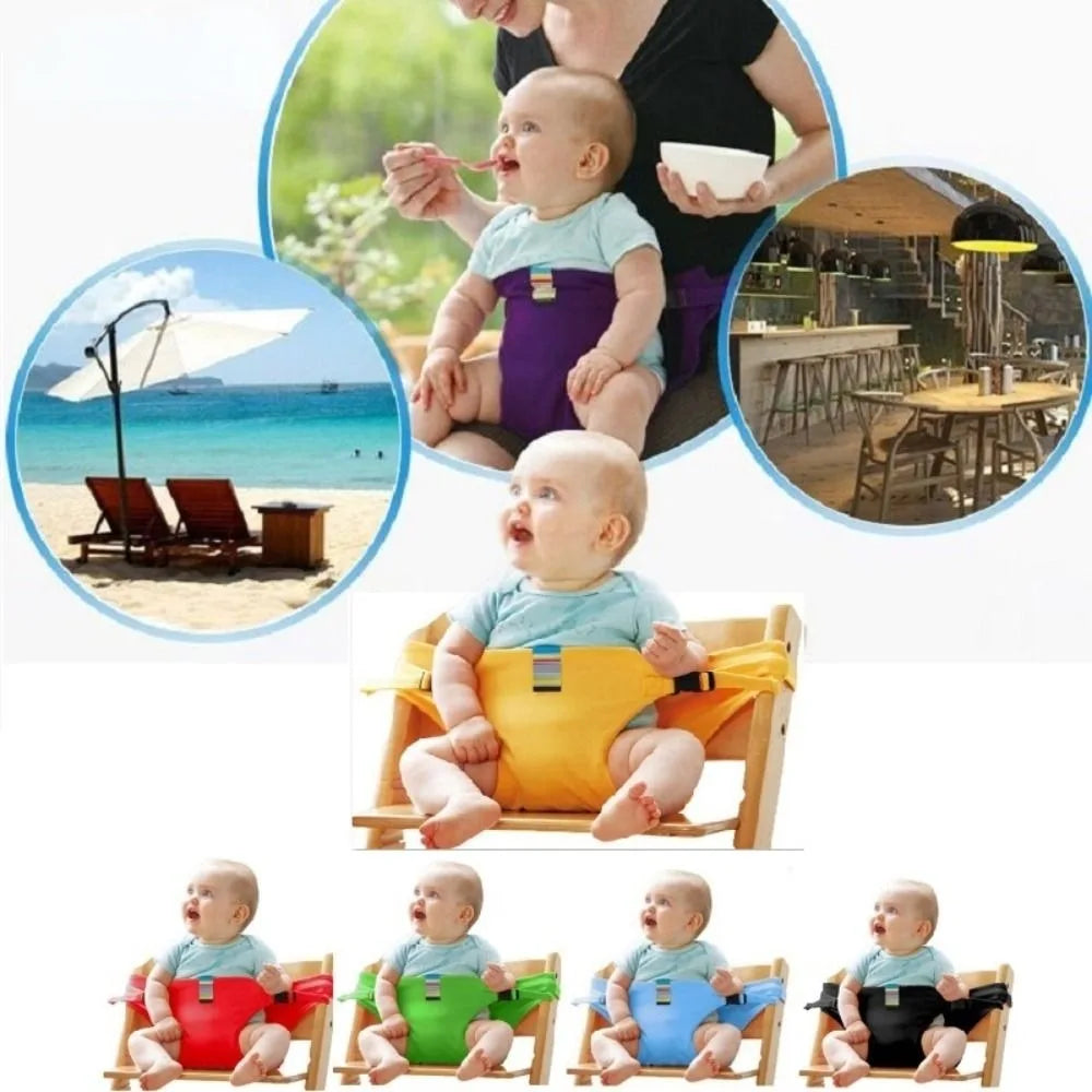 Tragbarer Baby-Esszimmerstuhl mit festem Gurt