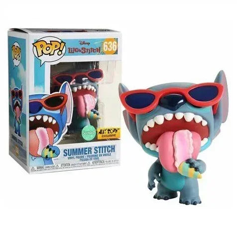 FUNKO POP Disney Stitch with Record Player 1048# Summer Stitch 636 Scrump 126# Elvis Stitch 127# Stitch 1045#